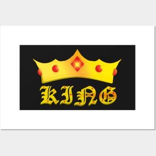 King Crown Posters and Art